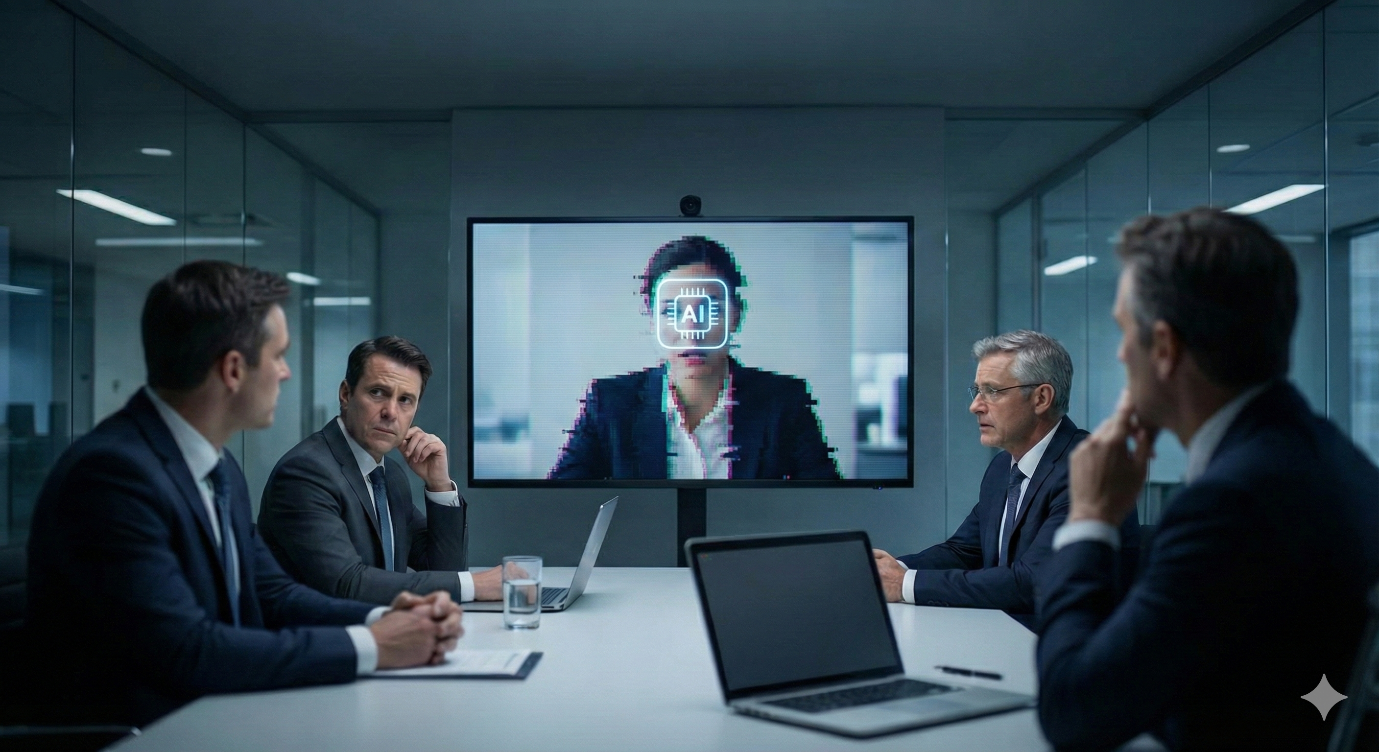 interact with ai agent in conference room